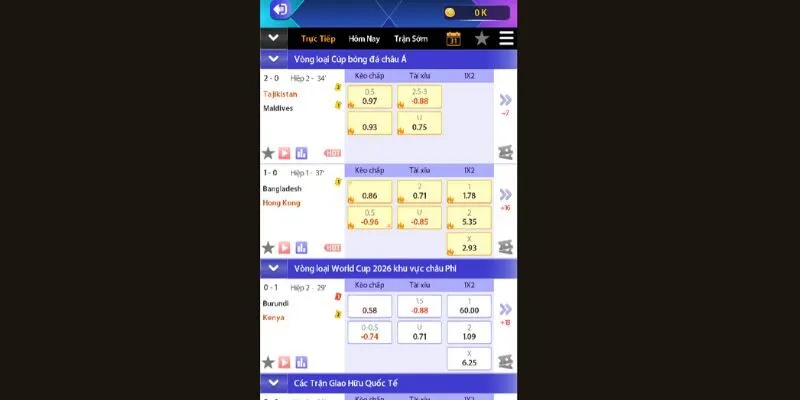 Cập nhật kết quả bóng đá HAYWIN chính xác